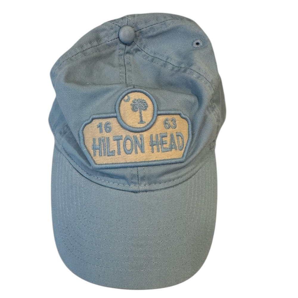 Hilton Head Island Blue Hat Baseball Adjustable Tropical Sporty